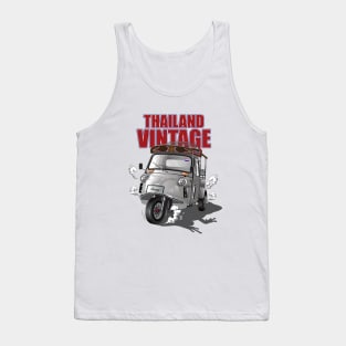 Thailand vintage steel car frog tuk-tuk in Trang southern Thailand Tank Top